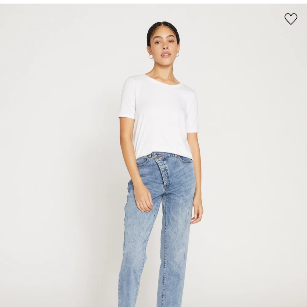 Universal Standard Blue Straight Leg Jeans